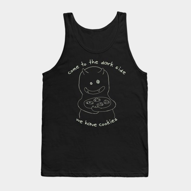 Come to the Dark Side Tank Top by toddgoldmanart